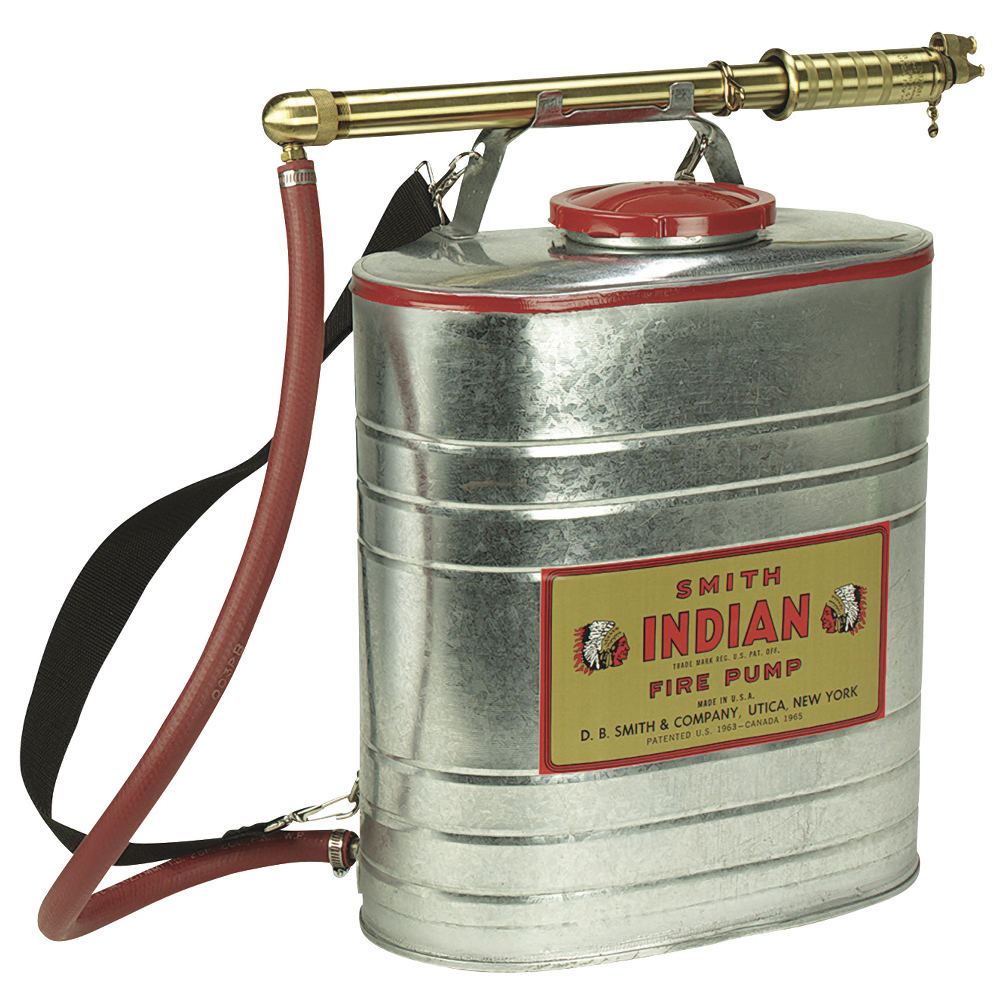 Smith Galvanized Steel Hand Water Pump, 5-Gallon Capacity, Dual-Action Nozzle, Model# 179014-1